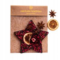 Czekolada rzemieślnicza gorzka gwiazda 100g świąteczna Schronisko Bukowina
