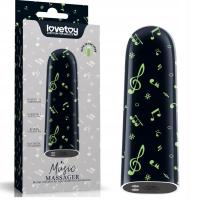 Glow-in-the-dark Music Massager - Masażer na USB - łechtaczkowy