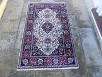 PERSKI DYWAN GHOM WEŁNAI JEDWAB FIGURALNY 130/82