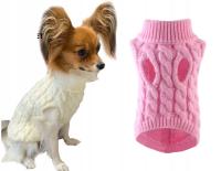 ОДЕЖДА ДЛЯ СОБАКИ КОШКИ КУРТКА КАРДИГАН РОЗОВЫЙ