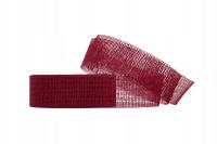 WSTĄŻKA JUTOWA USZTYWNIANA 4cm/10m BORDOWA JASNA
