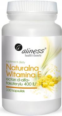 Aliness Naturalna WITAMINA E 400iu 100k