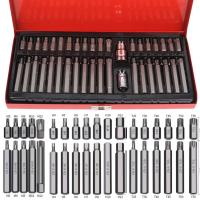 Zestaw bitów Torx Edkar 40 szt. stal chromowo-wanadowa w metalowej walizce