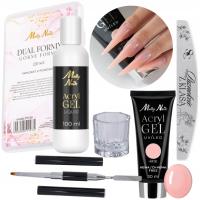 Molly Nails Zestaw do przedłużania paznokci akrylożel w tubce Musk 30ml