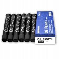 PASTELE OLEJNE MOP-6 KPL. 6 SZT. KOLOR 531 CZARNY MUNGYO