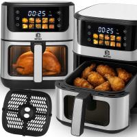 FRYTKOWNICA BEZTŁUSZCZOWA 9L AIR FRYER 1800W 10 PROGRAMÓW LED XXL