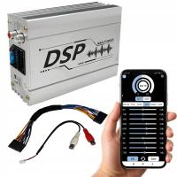 Wzmacniacz dźwięku 4x50W 10 kanałów DSP do radia z Android Bluetooth App