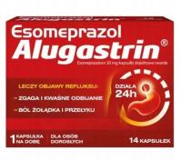 Эзомепразол Алугастрин, 20 мг, изжога, 14 капсул