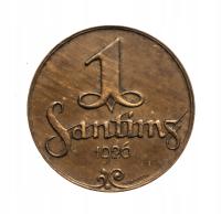 ŁOTWA 1 SANTIMI 1926 rok.