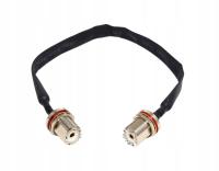 Przepust okienny bez wiercenia do anten CB, KF, VHF/UHF - 2x gniazdo SO-239