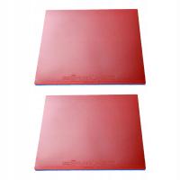 2 szt. gumowa osłona ochronna do tenisa stołowego na zewnątrz przenośna czerwona