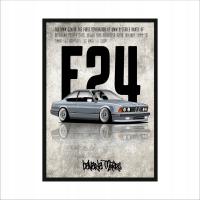 Obraz na ścianę grafika BMW E24 Bavaria Motors