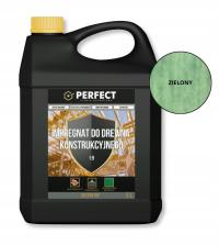 Impregnat do drewna konstrukcyjnego, więźby dachowej GRZYB 5l zielony 1:9