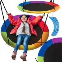 WYTRZYMAŁA HUŚTAWKA BOCIANIE GNIAZDO DLA DZIECI MOCNA DUŻA DZIECIĘCA XXL