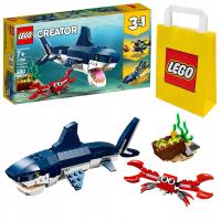 KLOCKI LEGO CREATOR 31088 MORSKIE STWORZENIA 3W1 ZESTAW NA PREZENT + TORBA