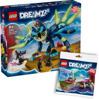 LEGO DREAMZzz Zoey i sowokot Zian 71476 + Pajęcza ucieczka 30636