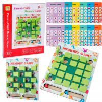 GRA MEMORY DREWNIANA ZRĘCZNOŚCIOWA RODZINNA TRENING MÓZGU PAMIĘCIOWA PARY