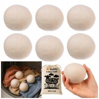 KULE DO SUSZARKI DO PRANIA WEŁNIANE ZAPOBIEGAJĄ KŁACZKOM DO AROMATYZOWANIA