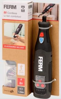 Frezarka Ferm 8V Cordless Li-lon Combitool