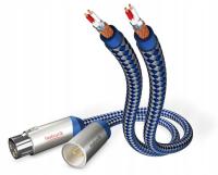 Inakustik 00405007 kabel audio 0,75 m XLR Niebieski, Srebrny