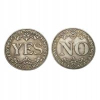 Moneta Srebrna decyzja Tak czy Nie - Yes No 1szt