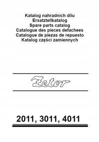 Zetor 2011, 3011, 4011 - каталог запчастей RU