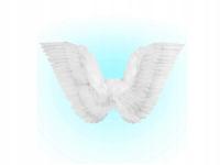 Крылья ангела белые с перьями 86 х 31 см