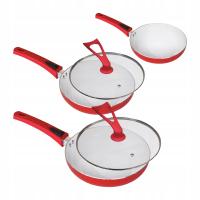 Zestaw Patelnia Ceramiczna Indukcja do Piekarnika Duo Magic Odpinana Rączka