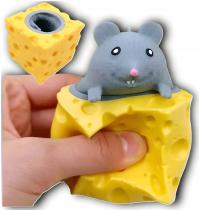 Мягкая мышь в сыре сенсорный антистресс Squishy всплывающий сыр