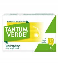 Tantum Verde, лимонный вкус, 30 таблеток для всасывания