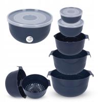 Пластиковая чаша набор мисок дуршлаг набор 5EL