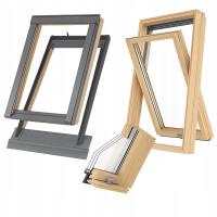 3-стеклопакет AAY 78x118 гофрированный фланец TFX или плоский LSX