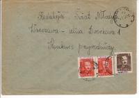 LG035 Groszy typ 23 lila na liście z Bielsk k/ Płocka