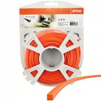 Квадратная леска STIHL для кос 2,4 мм катушка 41 м оранжевый