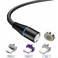 Kabel DSJ USB - USB typ C / microUSB / Lightning 1 m czerwony