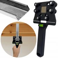 UCHWYT MONTAŻOWY DO WIESZAKÓW GRZYBKI Z LIBELLĄ POZIOMOWANIE PODDASZA