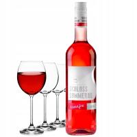 SCHLOSS SOMMERAU-розовое безалкогольное сладкое вино