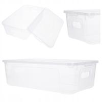 Organizer pojemnik pudełko 5l box przezroczysty z pokrywą box plastikowy