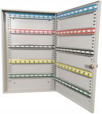 Metalowa szafka na klucze SKR 100 | Skrzynka na klucze Leomar –100 haczyków