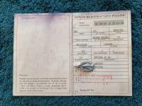 Kolekcjonerski dowód rejestracyjny WSK 125 1975r