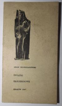 Świątki ekslibrisowe, AUTOGRAF ADAM MŁODZIANOWSKI, 1967