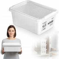 ПЛАСТИКОВЫЙ КОНТЕЙНЕР КОРОБКА С КРЫШКОЙ КОРОБКА ДЛЯ ХРАНЕНИЯ КОРОБКА 12,5 Л
