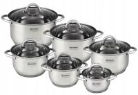 Кастрюли набор кастрюль Edenberg индукционный газ