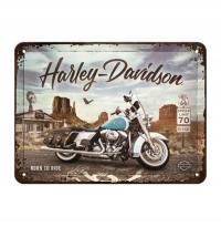 Nostalgic Art Plakat 15x20 Harley Davidson Born