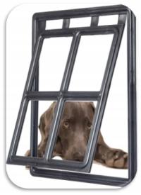 Распашная дверь Pro-Concept 30 x 40 см черный