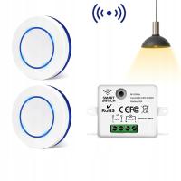 RF 433MHz Bezprzewodowy włącznik światła 10A Sterownik przekaźnika Mini 3w1