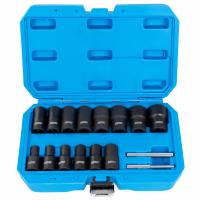 Klucz nasadowy Farys 16 szt. do obrobionych śrub 1/2