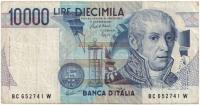 12.Włochy, 10 000 Lirów 1994, P.112.d, St.3+