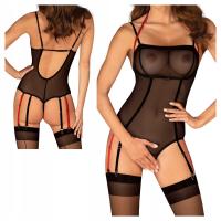 Obsessive Body otwarte Glandez czarne XL/2XL