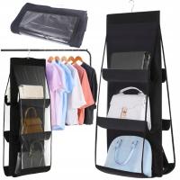 ORGANIZER NA TOREBKI WISZĄCY PIONOWY DO SZAFY GARDEROBY TRWAŁY 6 PRZEGRÓDEK